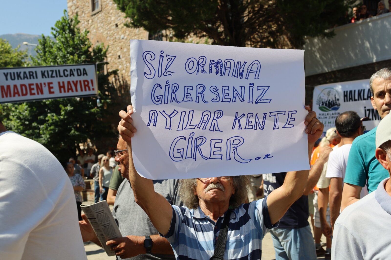 Yukarıkızılca buluşmasında doğayı koruma çağrısı taşıyan yurttaş