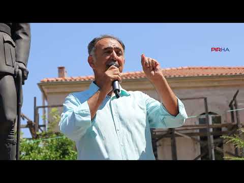 Yukarıkızılca Köy Meydanı'ndaki Madene Hayır açıklamasının video görüntüsü